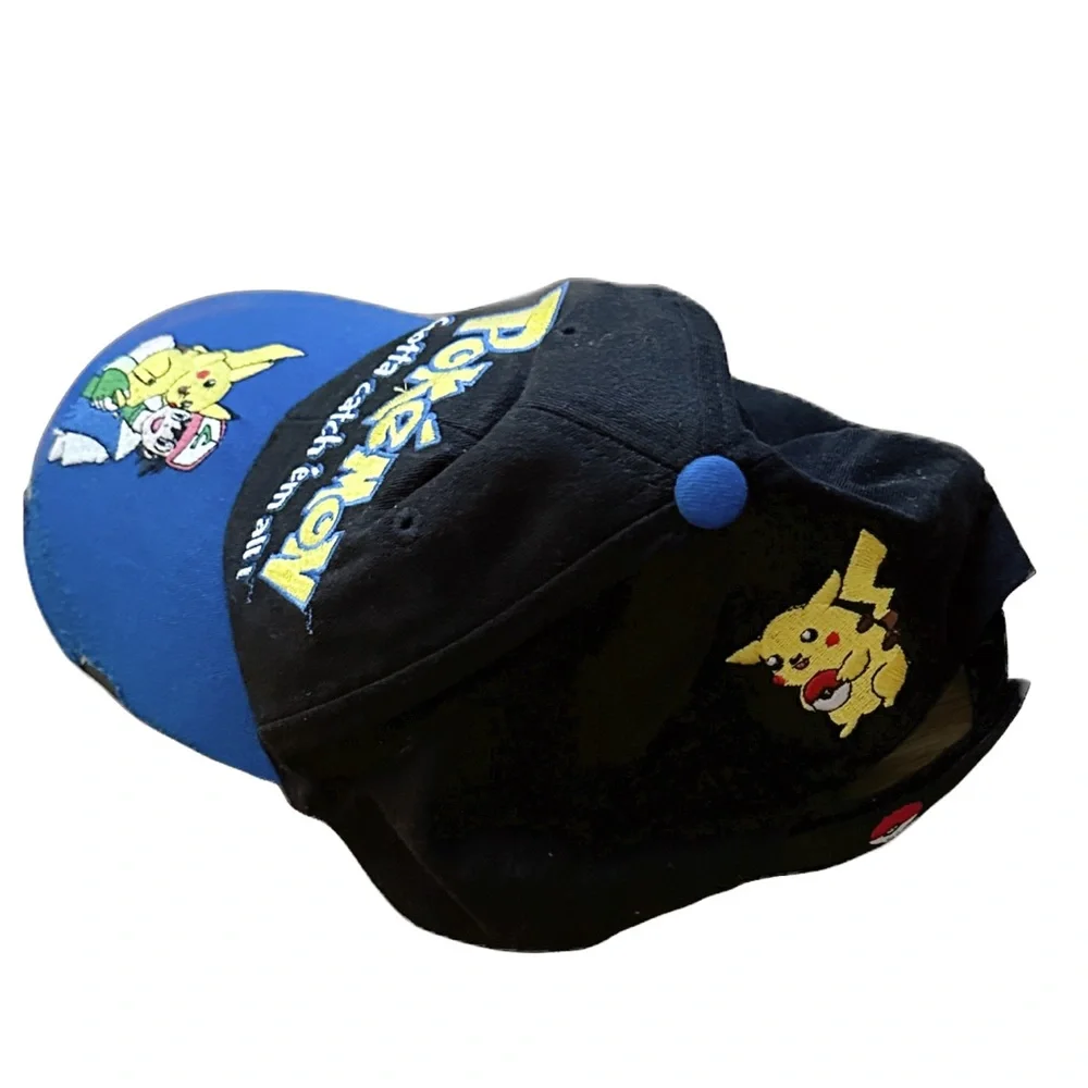 Nostalgic 90s Era Collectible Pokemon Gaming Retro Vintage Grunge Ballcap Hat
